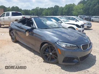 2017 BMW 2 Series z VIN WBA2L1C33HV666776, wystawiony jako IAAI lot #42615701 z przebiegiem 59 328 mil mil oraz . Historia ofert i sprzedaży dostępna na DreamBid. Obrazek 1.
