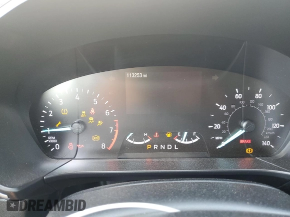 2021 Ford Escape SE with VIN 1FMCU0G61MUA34468, listed as a Copart auction lot 53370055 with 113,253 mi miles and Salvage title. Bid and sale history available at DreamBid. Image 9.