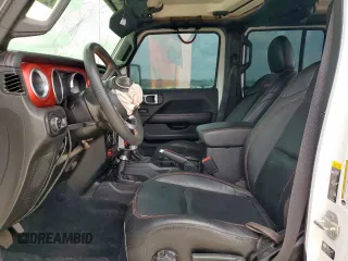 2023 Jeep Gladiator Rubicon with VIN 1C6JJTBG8PL532271, listed as a Copart auction lot 58220565 with 34,172 mi miles and Salvage title. Bid and sale history available at DreamBid. Image 7.