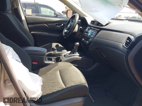 2017 Nissan Rogue SV with VIN KNMAT2MT9HP588530, listed as a IAAI auction lot 42560615 with 87,265 mi miles and . Bid and sale history available at DreamBid. Image 5.