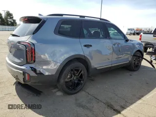 2023 Kia Telluride EX X-Line with VIN 5XYP3DGC0PG339164, listed as a Copart auction lot 50011535 with 40,154 mi miles and Salvage title. Bid and sale history available at DreamBid. Image 3.
