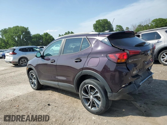 2020 Buick Encore GX Select with VIN KL4MMESL6LB097153, listed as a Copart auction lot 60819435 with 55,715 mi miles and Salvage title. Bid and sale history available at DreamBid. Image 2.