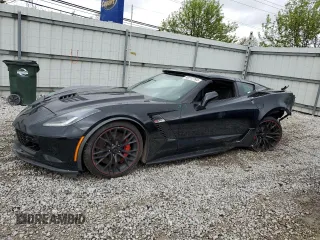 2019 Chevrolet Corvette Z06 2LZ with VIN 1G1YS2D60K5601396, listed as a Copart auction lot 50212764 with 11,794 mi miles and Salvage Title. Bid and sale history available at carsss.com. Image 1.