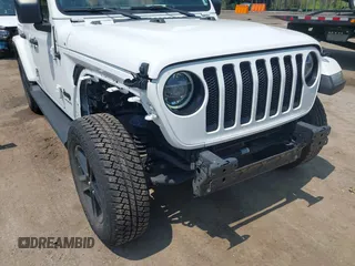 2021 Jeep Wrangler Unlimited Sahara with VIN 1C4HJXEN1MW618508, listed as a IAAI auction lot 42639515 with 39,747 mi miles and . Bid and sale history available at DreamBid. Image 6.