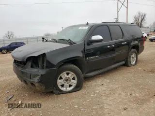 2008 GMC Yukon XL SLT 4SB with VIN 1GKFK16368R272429, listed as a Copart auction lot 89341275 with 163,803 mi miles and Salvage Title. Bid and sale history available at carsss.com. Image 1.