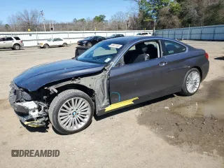 2014 BMW 4 Series 435i with VIN WBA3R1C55EF729211, listed as a Copart auction lot 46887555 with 71,477 mi miles and Salvage Title. Bid and sale history available at carsss.com. Image 1.