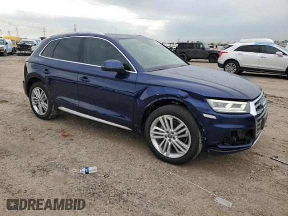 2018 Audi Q5 Premium Plus with VIN WA1BNAFY4J2147970, listed as a Copart auction lot 50932075 with 86,090 mi miles and Clean Title. Bid and sale history available at carsss.com. Image 4.