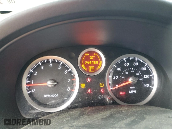 2010 Nissan Sentra S with VIN 3N1AB6AP8AL652126, listed as a Copart auction lot 54216485 with 249,769 mi miles and Salvage Title. Bid and sale history available at carsss.com. Image 9.