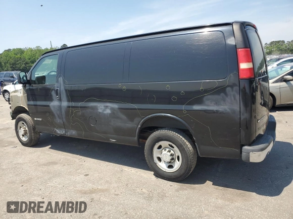 2006 Chevrolet Express Cargo z VIN 1GCGG25VX61155846, wystawiony jako Copart lot #55416485 z przebiegiem 141 203 mil mil oraz Szkoda całkowita • Salvage title. Historia ofert i sprzedaży dostępna na DreamBid. Obrazek 2.
