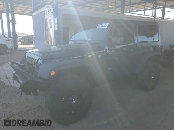 2017 Jeep Wrangler Sport with VIN 1C4AJWAG5HL662456, listed as a Copart auction lot 50166505 with 61,249 mi miles and Salvage Title. Bid and sale history available at DreamBid. Image 1.
