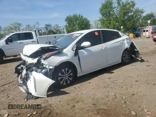 2019 Toyota Prius LE with VIN JTDL9RFU1K3012161, listed as a Copart auction lot 55156275 with 49,721 mi miles and Salvage title. Bid and sale history available at DreamBid. Image 1.