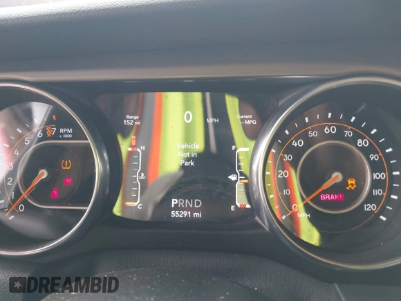 2020 Jeep Wrangler Unlimited Black and Tan с VIN 1C4HJXDG3LW266615, выставлен на аукционе IAAI как лот 42207899 с пробегом 55 291 миль миль и . История ставок и продаж доступна на DreamBid. Изображение 7.