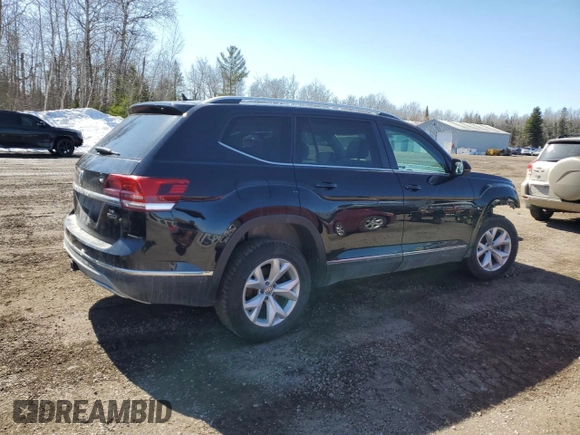 2018 Volkswagen Atlas 3.6L V6 SEL with VIN 1V2MR2CA2JC566795, listed as a Copart auction lot 49963295 with 132,307 mi miles and Salvage Title. Bid and sale history available at carsss.com. Image 3.