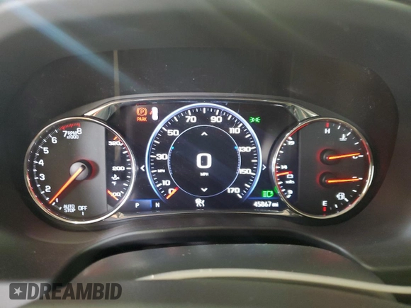 2021 GMC Acadia Denali with VIN 1GKKNPLS8MZ116049, listed as a Copart auction lot 54493275 with 45,867 mi miles and Salvage title. Bid and sale history available at DreamBid. Image 9.