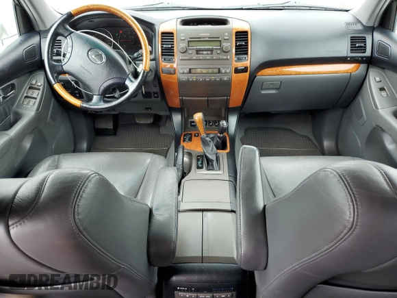 2005 Lexus GX 470 z VIN JTJBT20X050082258, wystawiony jako Copart lot #55812505 z przebiegiem 194 075 mil mil oraz Szkoda całkowita • Salvage title. Historia ofert i sprzedaży dostępna na DreamBid. Obrazek 8.