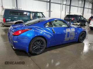 2005 Nissan 350Z Touring with VIN JN1AZ34E05M650337, listed as a Copart auction lot 70862474 with 88,076 mi miles and Salvage Title. Bid and sale history available at DreamBid. Image 3.