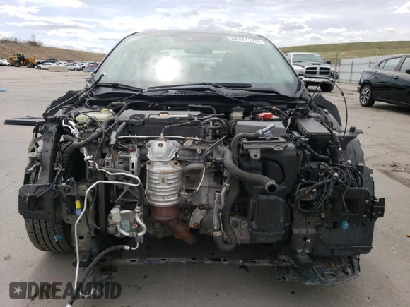 2017 Honda Civic EX with VIN 19XFC2F85HE038627, listed as a Copart auction lot 52527175 with 87,515 mi miles and Salvage Title. Bid and sale history available at DreamBid. Image 5.
