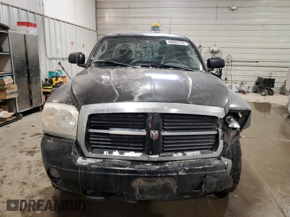 2006 Dodge Dakota SLT with VIN 1D7HW42NX6S516046, listed as a Copart auction lot 45693175 with 151,044 mi miles and Salvage Title. Bid and sale history available at carsss.com. Image 5.