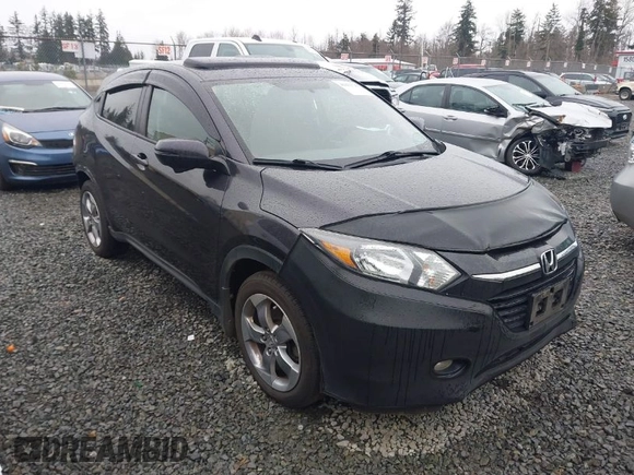 2016 Honda HR-V EX with VIN 3CZRU6H51GM762897, listed as a IAAI auction lot 41631743 with 55,940 mi miles. Bid and sale history available at carsss.com. Image 1.