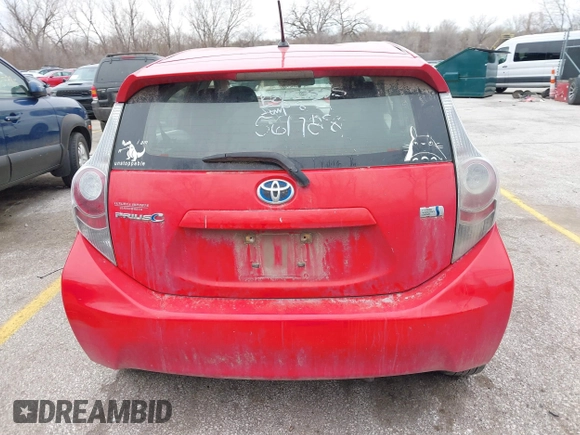2014 Toyota Prius One with VIN JTDKDTB34E1561728, listed as a IAAI auction lot 41851437 with 111,996 mi miles and . Bid and sale history available at DreamBid. Image 17.