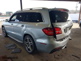 2018 Mercedes-Benz GLS with VIN 4JGDF7DE0JB011693, listed as a IAAI auction lot 41190111 with 38,746 mi miles. Bid and sale history available at carsss.com. Image 3.