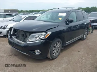 2013 Nissan Pathfinder Platinum with VIN 5N1AR2MM9DC605668, listed as a IAAI auction lot 42528542 with 142,956 mi miles and . Bid and sale history available at DreamBid. Image 17.