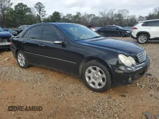 2005 Mercedes-Benz C 240 with VIN WDBRF61J85F585140, listed as a Copart auction lot 44713385 with 210,852 mi miles and Salvage Title. Bid and sale history available at DreamBid. Image 4.