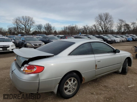 2002 Toyota Solara SE with VIN 2T1CE22P92C009096, listed as a Copart auction lot 46805025 with 182,667 mi miles and Salvage Title. Bid and sale history available at carsss.com. Image 3.