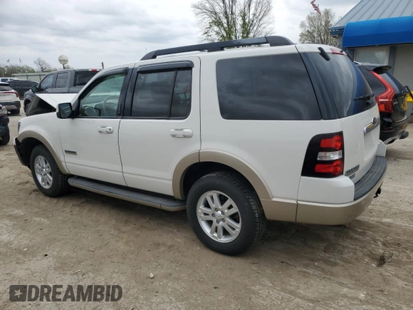 2008 Ford Explorer Eddie Bauer z VIN 1FMEU74E68UB07434, wystawiony jako Copart lot #51187185 z przebiegiem 183 509 mil mil oraz Szkoda całkowita • Salvage title. Historia ofert i sprzedaży dostępna na DreamBid. Obrazek 2.
