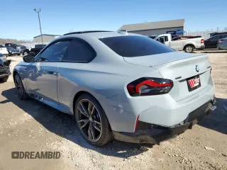 2022 BMW 2 Series M240i xDrive with VIN 3MW53CM00N8C35775, listed as a Copart auction lot 42138543 with 0 mi miles. Bid and sale history available at carsss.com. Image 2.