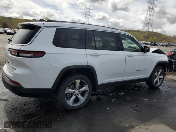 2021 Jeep Grand Cherokee Limited with VIN 1C4RJKBG4M8128310, listed as a Copart auction lot 55102045 with 48,130 mi miles and Salvage Title. Bid and sale history available at DreamBid. Image 3.