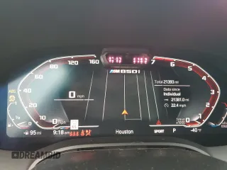 2022 BMW 8 Series M850i with VIN WBAGV8C02NCH18326, listed as a Copart auction lot 78362624 with 21,393 mi miles and Salvage Title. Bid and sale history available at carsss.com. Image 9.