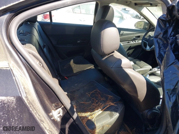 2012 Chevrolet Cruze LTZ with VIN 1G1PH5SC8C7326113, listed as a IAAI auction lot 41971224 with 60,266 mi miles. Bid and sale history available at carsss.com. Image 8.