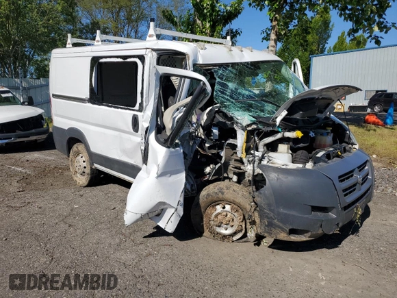 2017 Ram ProMaster Cargo with VIN 3C6TRVNG0HE502815, listed as a Copart auction lot 53471934 with Not Provided miles and Salvage Title. Bid and sale history available at carsss.com. Image 4.