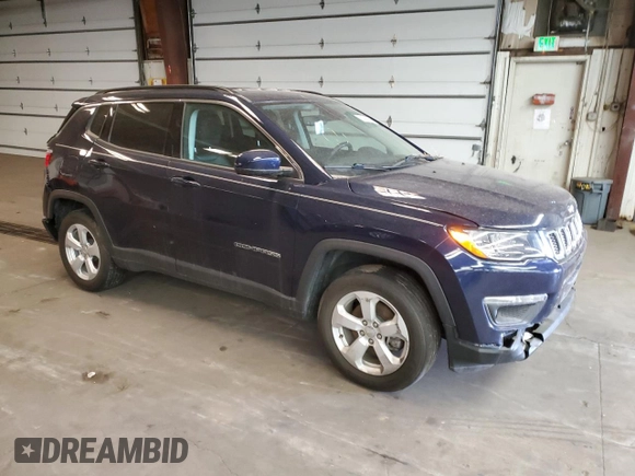2021 Jeep Compass Latitude with VIN 3C4NJDBB4MT575641, listed as a Copart auction lot 50265635 with 29,347 mi miles and Salvage title. Bid and sale history available at DreamBid. Image 4.