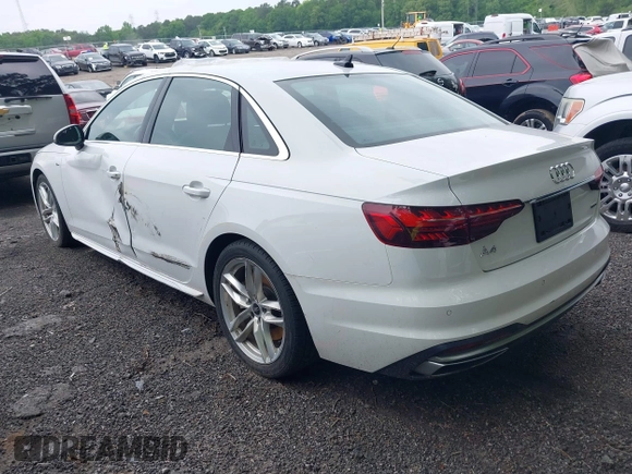 2023 Audi A4 S line Premium Plus with VIN WAUEAAF47PN001966, listed as a IAAI auction lot 42098099 with 47,131 mi miles and . Bid and sale history available at DreamBid. Image 3.