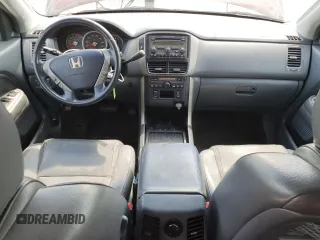 2008 Honda Pilot EX-L with VIN 5FNYF18568B048249, listed as a Copart auction lot 63614245 with 195,503 mi miles and Salvage title. Bid and sale history available at DreamBid. Image 8.