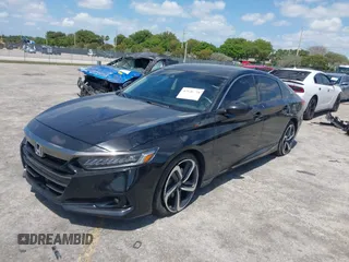 2022 Honda Accord Sport SE with VIN 1HGCV1F42NA034507, listed as a IAAI auction lot 42146558 with 35,673 mi miles and . Bid and sale history available at DreamBid. Image 20.