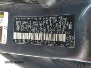 2010 Toyota Corolla with VIN 2T1BU4EE3AC324219, listed as a Copart auction lot 54246395 with 216,622 mi miles and Clean Title. Bid and sale history available at carsss.com. Image 12.