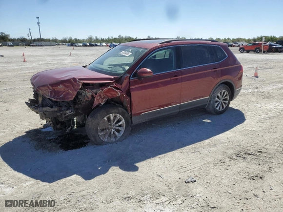 2018 Volkswagen Tiguan SEL with VIN 3VV3B7AX4JM092838, listed as a Copart auction lot 47869685 with 76,167 mi miles and Salvage Title. Bid and sale history available at carsss.com. Image 1.