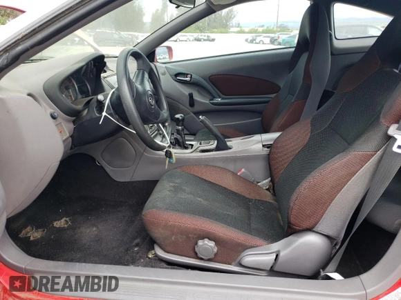 2001 Toyota Celica GT with VIN JTDDR32T210087708, listed as a Copart auction lot 53584065 with 192,261 mi miles and Clean title. Bid and sale history available at DreamBid. Image 7.