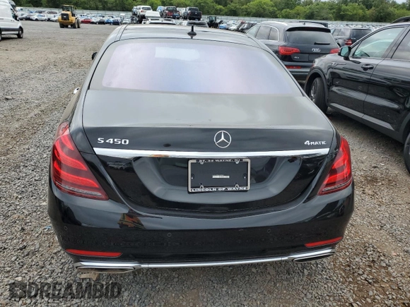 2020 Mercedes-Benz S-Class S 450 with VIN W1KUG6EB8LA528545, listed as a Copart auction lot 69338904 with 29,961 mi miles and Salvage Title. Bid and sale history available at carsss.com. Image 6.