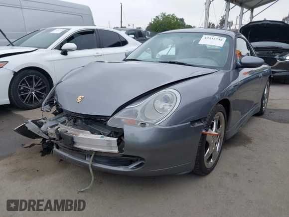 2001 Porsche 911 with VIN WP0CA29951S653789, listed as a IAAI auction lot 42333738 with 67,126 mi miles and . Bid and sale history available at DreamBid. Image 18.