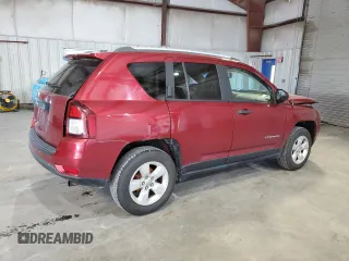 2016 Jeep Compass Sport with VIN 1C4NJCBB8GD747867, listed as a Copart auction lot 58911845 with 74,702 mi miles and Salvage title. Bid and sale history available at DreamBid. Image 3.