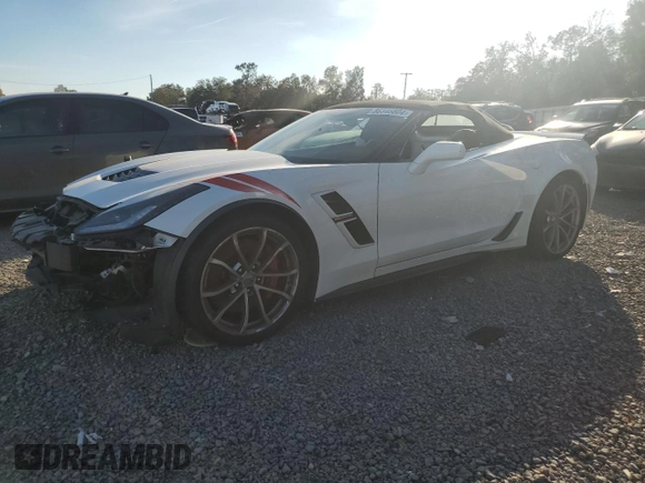 2017 Chevrolet Corvette with VIN 1G1Y13D76H5100247, listed as a Copart auction lot 86346804 with 58,420 mi miles and Salvage title. Bid and sale history available at DreamBid. Image 1.