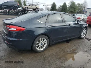 2020 Ford Fusion Hybrid SEL with VIN 3FA6P0MU0LR161753, listed as a Copart auction lot 84419834 with 79,764 mi miles and Salvage Title. Bid and sale history available at carsss.com. Image 3.