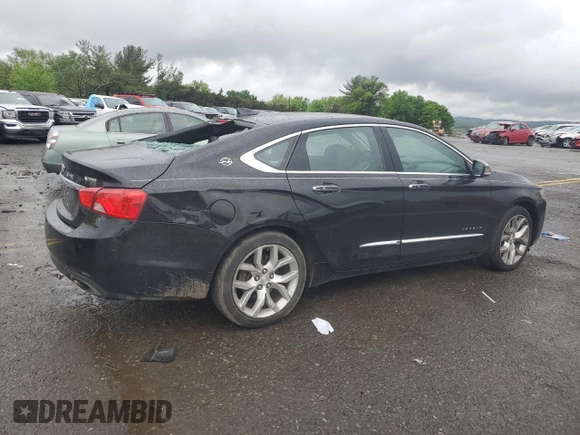 2019 Chevrolet Impala Premier with VIN 2G1105S38K9136032, listed as a Copart auction lot 42007285 with 83,638 mi miles and Salvage title. Bid and sale history available at DreamBid. Image 3.