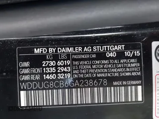 2016 Mercedes-Benz S 550 with VIN WDDUG8CB6GA238678, listed as a IAAI auction lot 41619008 with 80,143 mi miles and . Bid and sale history available at carsss.com. Image 9.