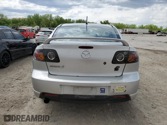 2005 Mazda 3 s with VIN JM1BK123051256155, listed as a Copart auction lot 54400495 with 213,989 mi miles and Clean Title. Bid and sale history available at DreamBid. Image 6.