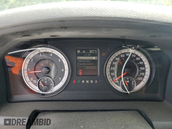 2016 Ram 1500 Tradesman with VIN 1C6RR6FG2GS108274, listed as a Copart auction lot 59658884 with 195,365 mi miles and Salvage title. Bid and sale history available at DreamBid. Image 9.